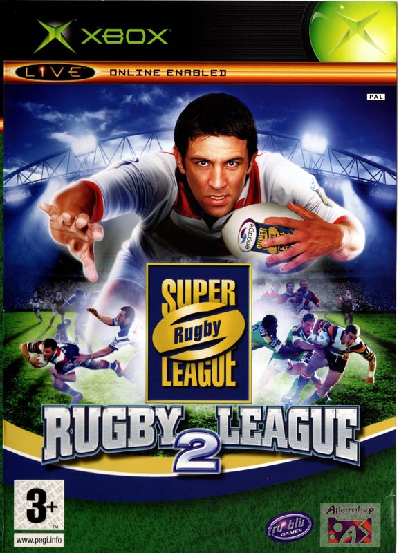 Rugby League 2 box art for Xbox